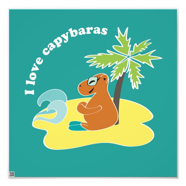 Capybara Fotodruck (Vorne)