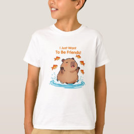 Capybara & Freunde – Süßes Freundschaftsdesign T-Shirt