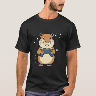 Capybara Funny Retro Videospiele für Kinder Männer T-Shirt
