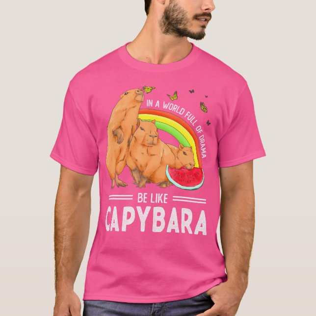 Capybara Funny Süße Tier ist wie Capybara T-Shirt (Vorderseite)