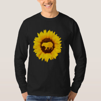 Capybara für Frauen Männer Säugetierblüten T-Shirt