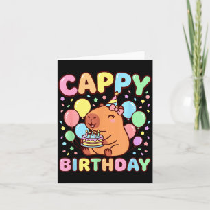 Capybara Geburtstag alles Gute zum Geburtstag  Karte