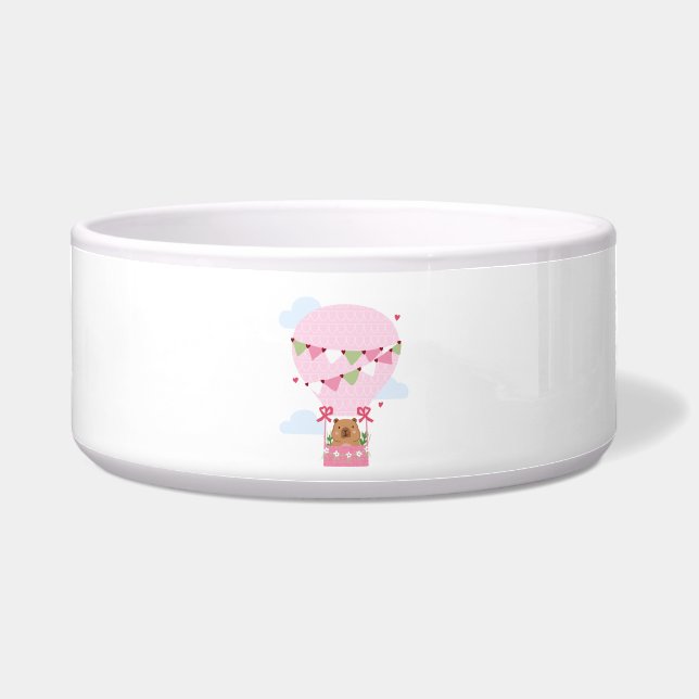 Capybara-Geburtstagsfeier Kinderuhr Napf (Vorderseite)