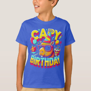 Capybara-Geburtstagsfeier Lustiges Party-Geschenk- T-Shirt