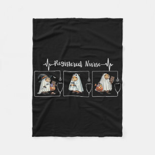 Capybara-Geist-Stethoskop-Registrierte Krankenschw Fleecedecke