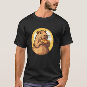 Capybara genießt leckere Snacks T-Shirt