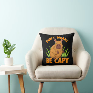 Capybara-Geschenk Niedlich Lustig Zoo-Tierliebhabe Kissen