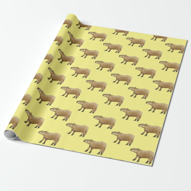 Capybara Geschenkpapier (Ungerollt)