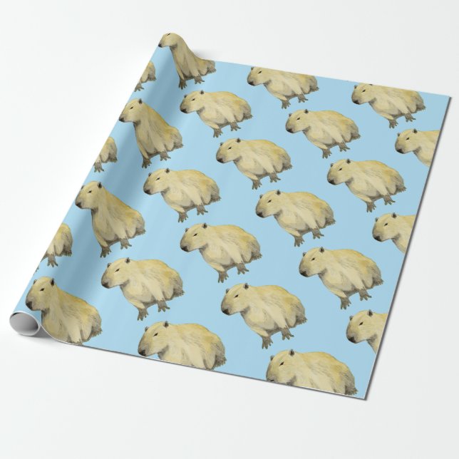 Capybara Geschenkpapier (Ungerollt)
