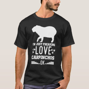 Capybara Giant Rodent Design für Carpinchos Liebha T-Shirt