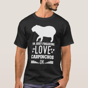 Capybara Giant Rodent Design für Carpinchos Liebha T-Shirt