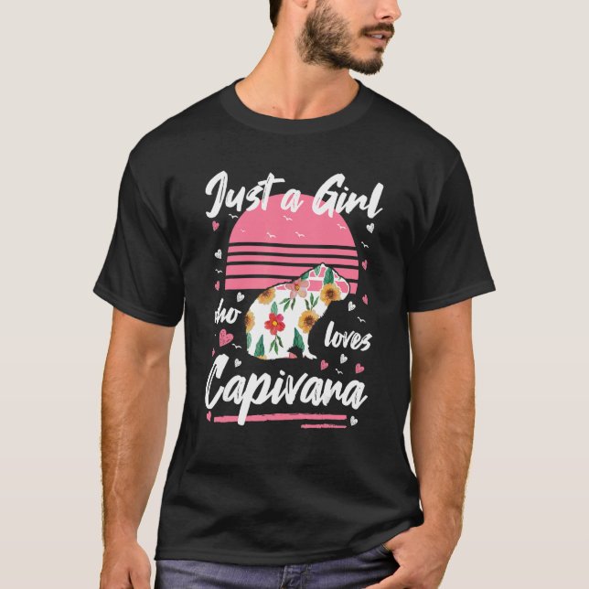 Capybara Großer Nagel für Capivara 8 T-Shirt (Vorderseite)