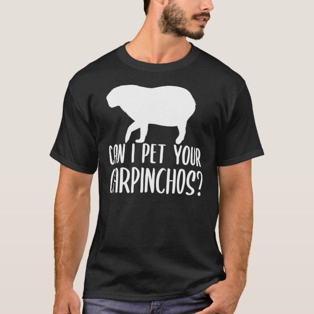 Capybara Großer Nagel für Carpinchos 12 T-Shirt (Vorderseite)
