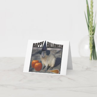 Capybara Halloween Card Karte