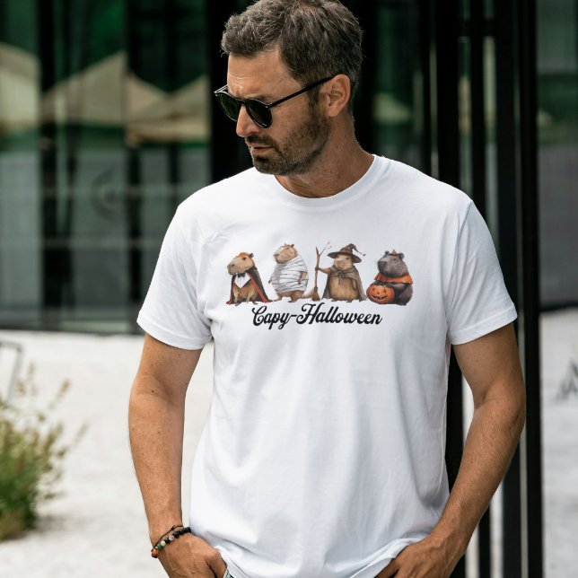 Capybara Halloween Funny T - Shirt (Von Creator hochgeladen)
