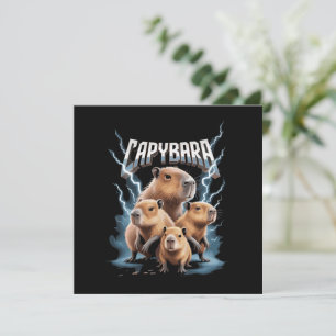Capybara Heavy Metal Weihnachten Lustige Weihnacht