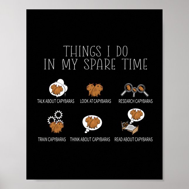 Capybara Highlights Poster (Vorne)