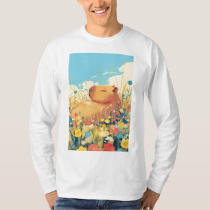 Capybara in einem Feld der Träume T-Shirt