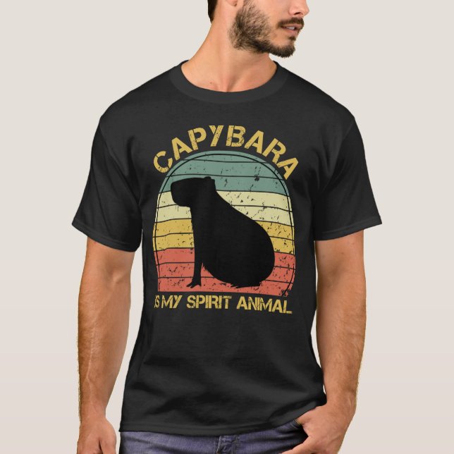 Capybara ist mein Geist T-Shirt (Vorderseite)