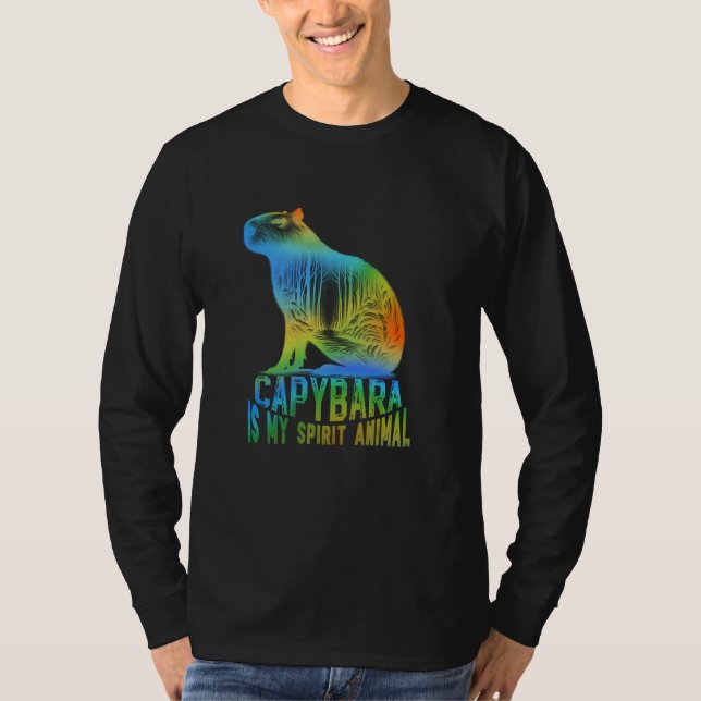 Capybara ist mein Geist Tier einzigartig Capybara T-Shirt (Vorderseite)