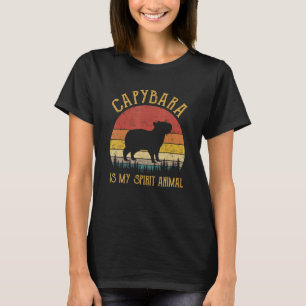 Capybara ist mein Geist Tier Niedlich T-Shirt