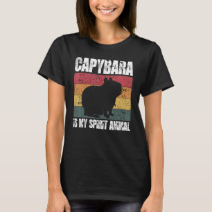 Capybara ist mein Spirit Animal Shirt Capybara Hau