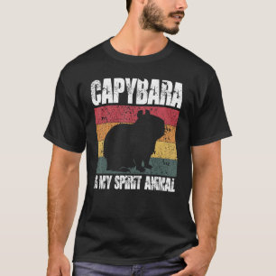 Capybara ist mein Spirit Animal Shirt Capybara Hau