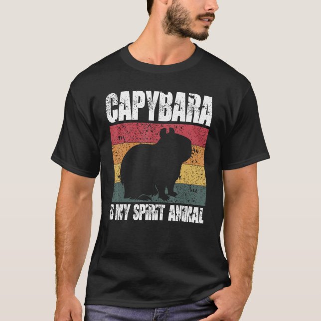 Capybara ist mein Spirit Animal Shirt Capybara Hau (Vorderseite)