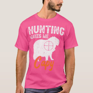 Capybara-Jagd macht mich Capybara T-Shirt