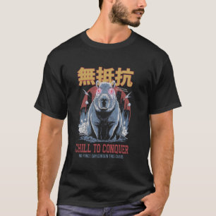 Capybara Japanische Kunst Lustiges Capybara T-Shirt