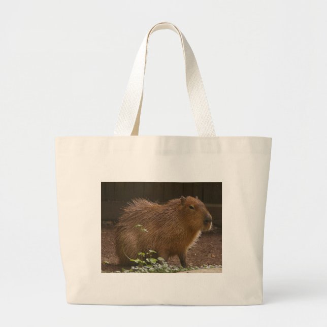 Capybara Jumbo Stoffbeutel (Vorne)