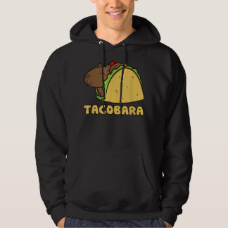Capybara Kinder Tacobara Funny Capybara Tacos Hoodie