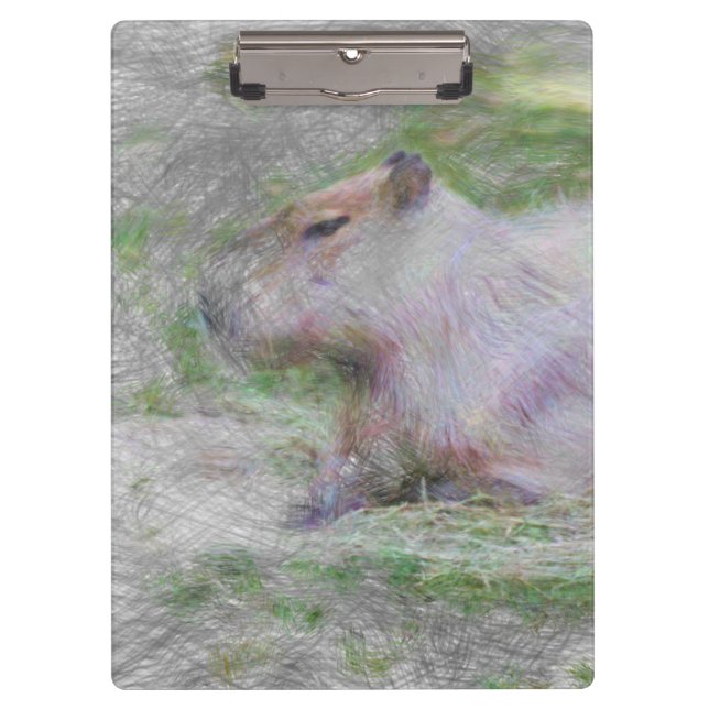 Capybara Klemmbrett (Vorderseite)