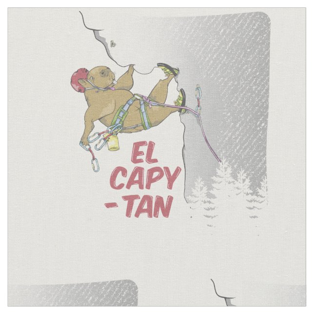 Capybara Klettern EP CAPITAIN Stoff (Nahaufnahme)