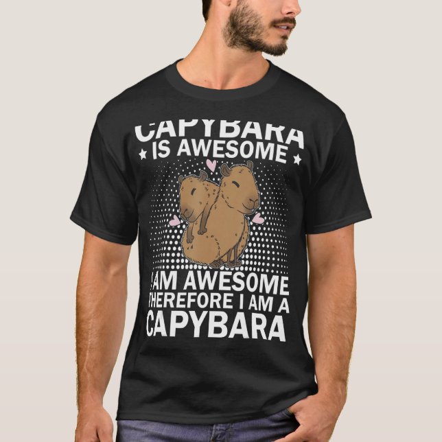 Capybara Kostüme ist Phantastisch T-Shirt (Vorderseite)