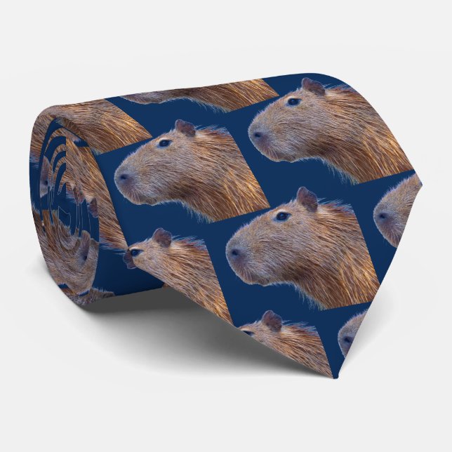 Capybara Krawatte (Gerollt)