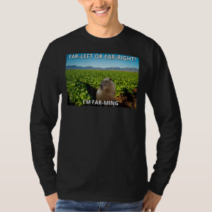 Capybara Landwirtschaft Far links oder Weit rechts T-Shirt
