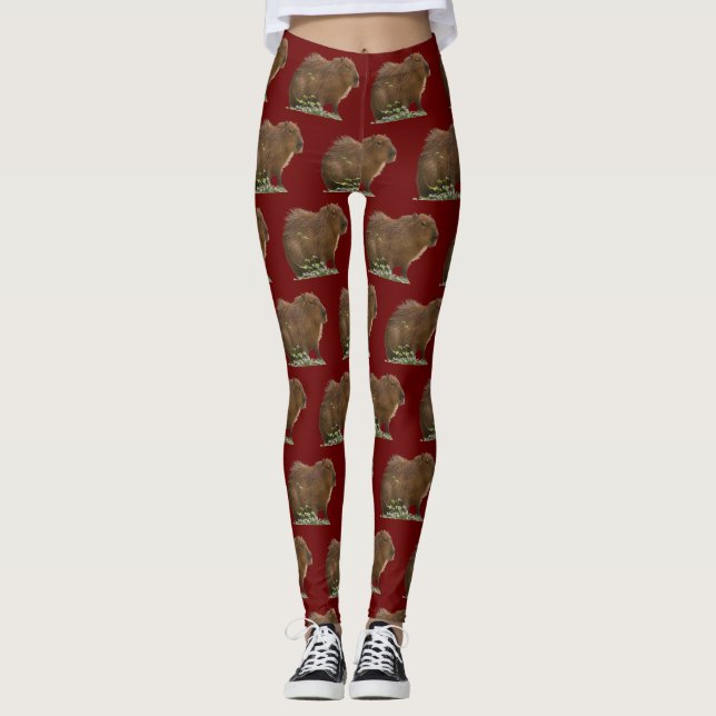 Capybara Leggings (Vorderseite)
