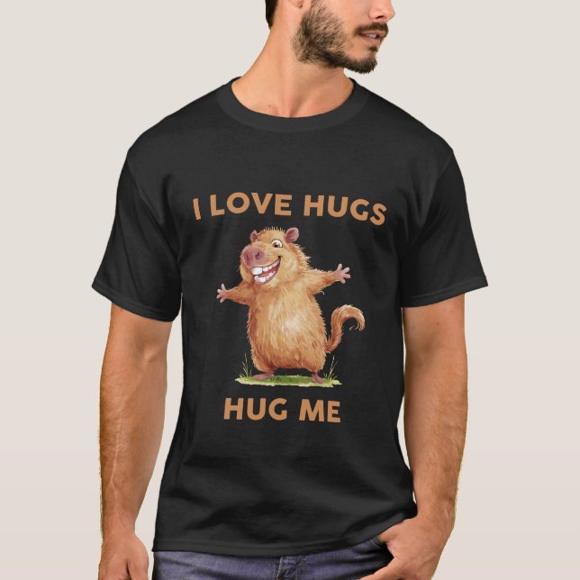 Capybara-Lieben T-Shirt (Vorderseite)