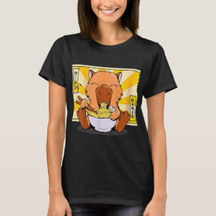 Capybara Lover Ramen Capybara Tshirt Kawaii Anime
