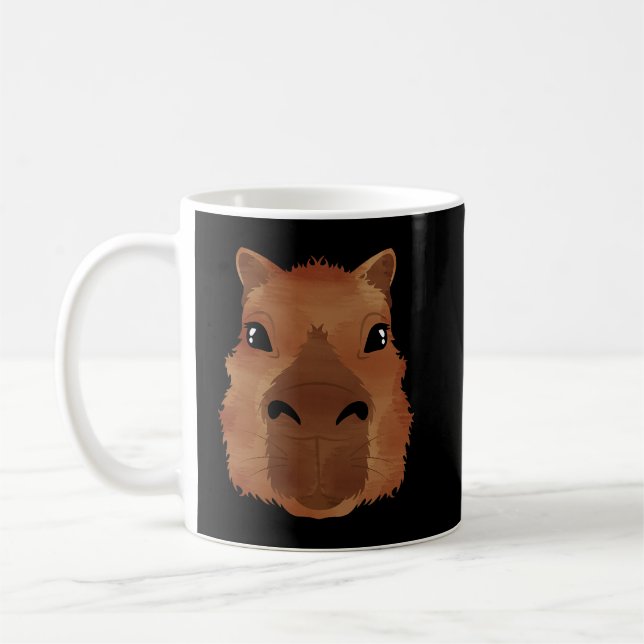 Capybara Lover respektiert Capybara Funny Rodent C Kaffeetasse (Links)