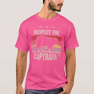 Capybara Lover respektiert Capybara T-Shirt