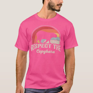 Capybara Lover respektiert Capybara T-Shirt