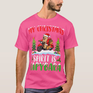 Capybara Lover Weihnachtsbaum Mein Weihnachtsgeist T-Shirt