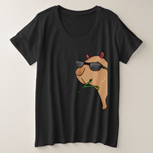 Capybara Lover Women Capybara Geschenk Männer Capy Große Größe T-Shirt