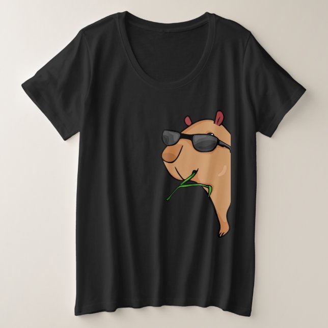 Capybara Lover Women Capybara Geschenk Männer Capy Große Größe T-Shirt (Design vorne)