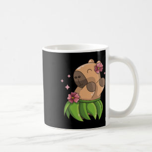 Capybara Luau Dancing Hawaii Ferienkleidung Mädche Kaffeetasse