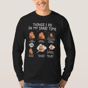 Capybara lustige Capibara Nagetier Dinge, die ich T-Shirt