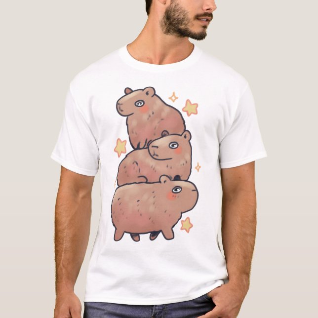 Capybara Magic T-Shirt (Vorderseite)