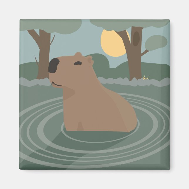 Capybara-Magnet Magnet (Vorne)